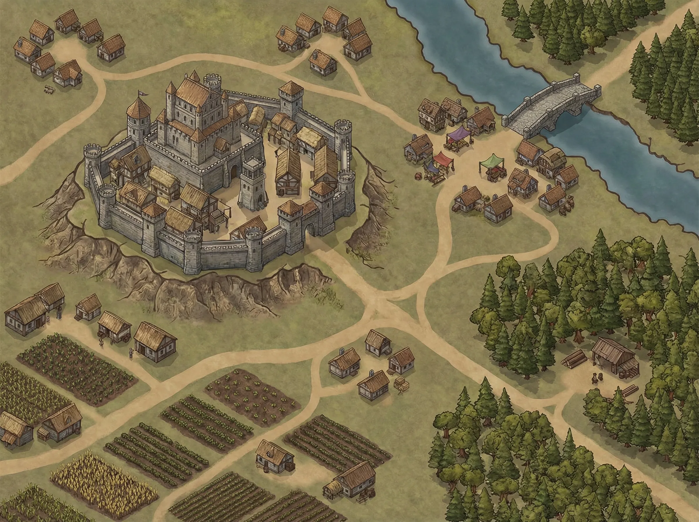 Fantasy Regional Map Example